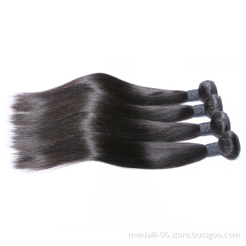 xuchang hair product wholesale price top quality 9A grade virgin indian mink straight hair raw human hair bundles